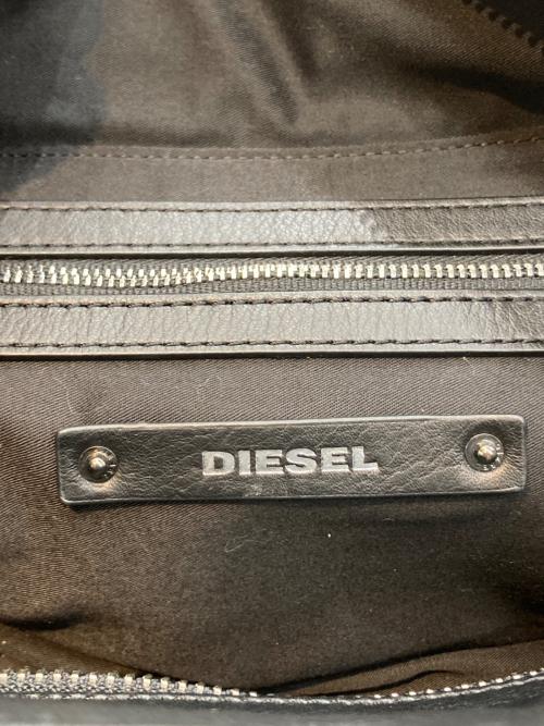 DIESEL（ディーゼル）DIESEL (ディーゼル) スタッズ2WAYバッグ ブラックの古着・服飾アイテム