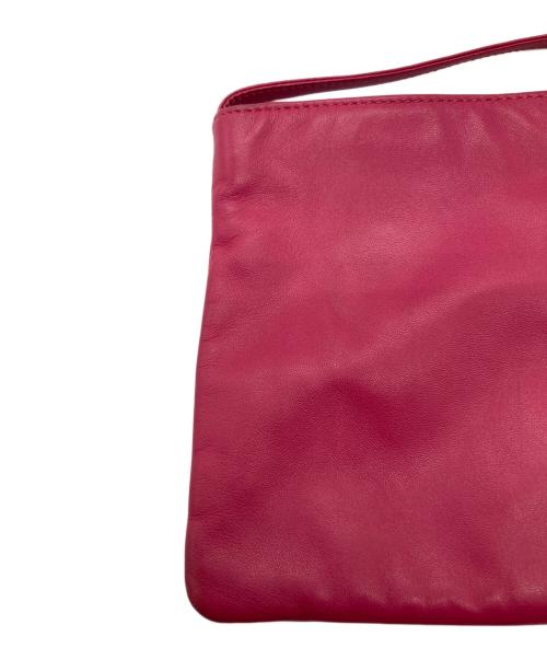 LOEWE（ロエベ）LOEWE (ロエベ) アナグラムナッパミニショルダーバッグ ピンクの古着・服飾アイテム