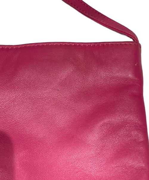 LOEWE（ロエベ）LOEWE (ロエベ) アナグラムナッパミニショルダーバッグ ピンクの古着・服飾アイテム
