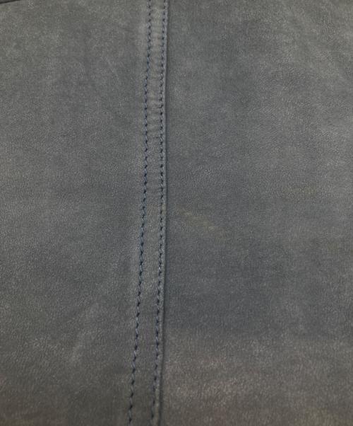 BURBERRY BRIT（バーバリーブリット）BURBERRY BRIT (バーバリーブリット) シープレザーライダースジャケット 3968205 ネイビー サイズ:UK8の古着・服飾アイテム