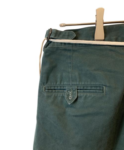 POLO RALPH LAUREN（ポロ・ラルフローレン）POLO RALPH LAUREN (ポロ・ラルフローレン) 2タックチノトラウザーズ グリーン サイズ:W34×L36の古着・服飾アイテム