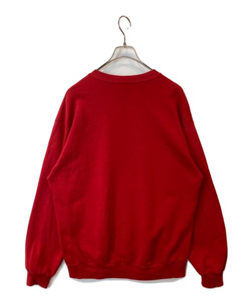 JERZEES（ジャージーズ）JERZEES (ジャージーズ) 古着ボーリングプリントスウェット レッド サイズ:Lの古着・服飾アイテム