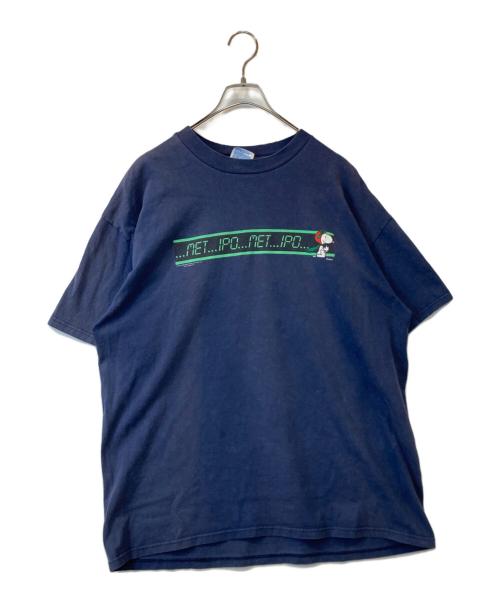 Hanes（ヘインズ）Hanes (ヘインズ) プリントTシャツ ネイビー サイズ:XLの古着・服飾アイテム