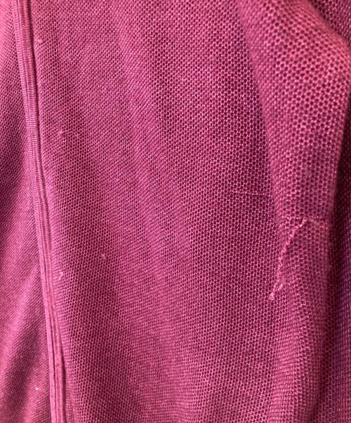 SaksFifthAvenue（サックスフィフスアヴェニュ）SaksFifthAvenue (サックスフィフスアヴェニュ) ジップニットブルゾン ボルドー サイズ:XLの古着・服飾アイテム