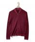 SaksFifthAvenue（サックスフィフスアヴェニュ）の古着「ジップニットブルゾン」｜ボルドー