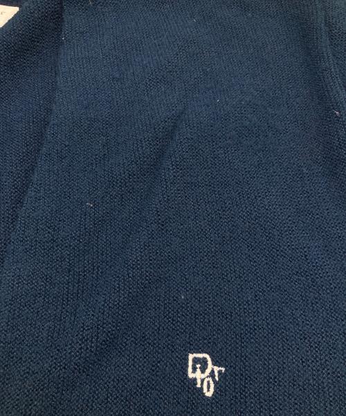 Christian Dior MONSIEUR（クリスチャンディオールムッシュ）Christian Dior MONSIEUR (クリスチャンディオールムッシュ) アクリルニットカーディガン ネイビー サイズ:Lの古着・服飾アイテム