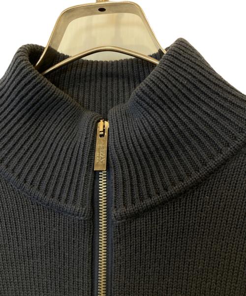 ARMANI COLLEZIONI（アルマーニ コレツィオーニ）ARMANI COLLEZIONI (アルマーニ コレツィオーニ) ジップニット ネイビー サイズ:48の古着・服飾アイテム