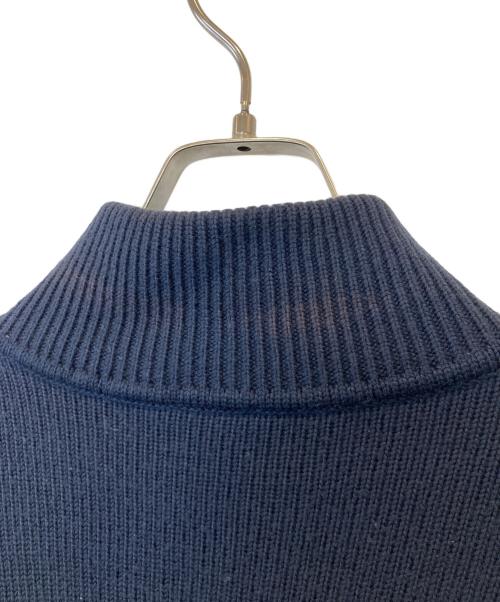 ARMANI COLLEZIONI（アルマーニ コレツィオーニ）ARMANI COLLEZIONI (アルマーニ コレツィオーニ) ジップニット ネイビー サイズ:48の古着・服飾アイテム
