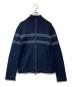 ARMANI COLLEZIONI（アルマーニ コレツィオーニ）の古着「ジップニット」｜ネイビー