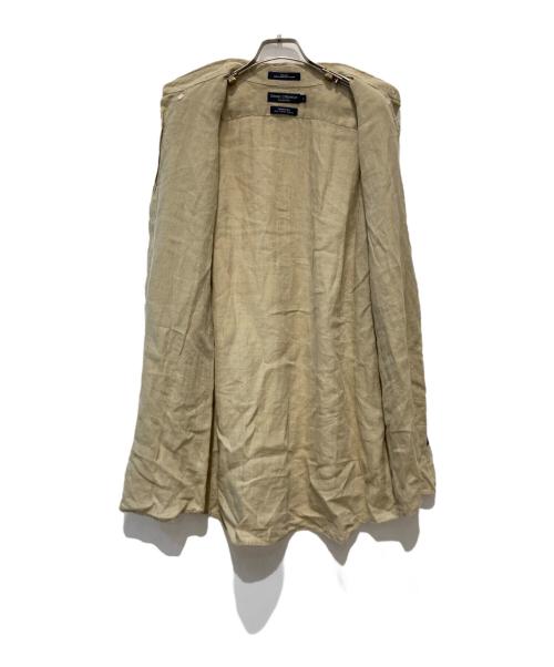 DANIEL CREMIEUX（ダニエルクレミュー）DANIEL CREMIEUX (ダニエルクレミュー) リネンシャツ ベージュ サイズ:Lの古着・服飾アイテム