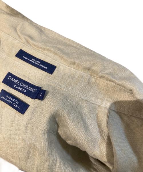 DANIEL CREMIEUX（ダニエルクレミュー）DANIEL CREMIEUX (ダニエルクレミュー) リネンシャツ ベージュ サイズ:Lの古着・服飾アイテム