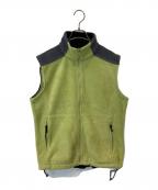 Columbiaコロンビア）の古着「フリースベスト F4WO2207」｜黄緑