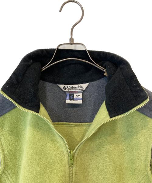 Columbia（コロンビア）Columbia (コロンビア) フリースベスト F4WO2207 黄緑 サイズ:Mの古着・服飾アイテム