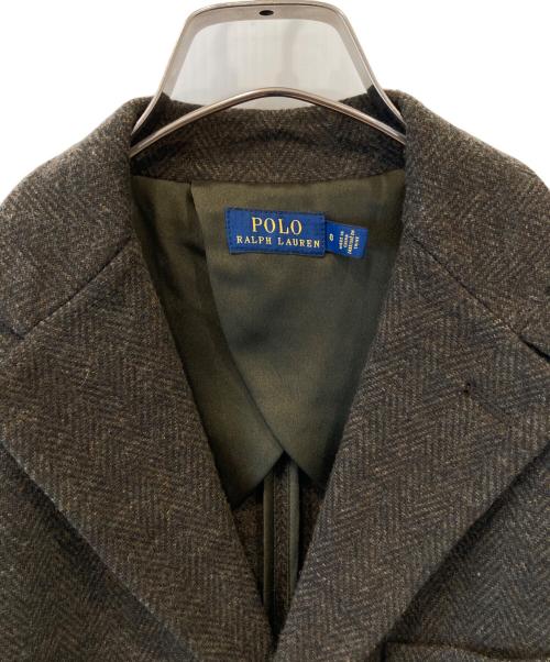POLO RALPH LAUREN（ポロ・ラルフローレン）POLO RALPH LAUREN (ポロ・ラルフローレン) 3Bテーラードジャケット　211670462001 ブラウンの古着・服飾アイテム