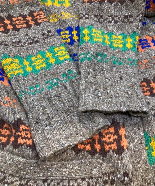 POLO RALPH LAUREN（ポロ・ラルフローレン）POLO RALPH LAUREN (ポロ・ラルフローレン) ニットカーディガン ブラウン サイズ:XSの古着・服飾アイテム