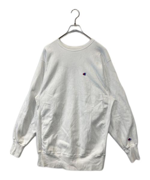 Champion（チャンピオン）Champion (チャンピオン) 目ありリバースウィーブスウェット  ホワイト サイズ:XXLの古着・服飾アイテム