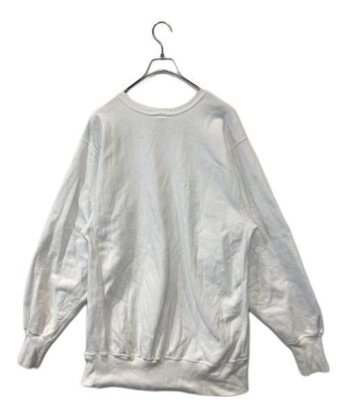 Champion（チャンピオン）Champion (チャンピオン) 目ありリバースウィーブスウェット  ホワイト サイズ:XXLの古着・服飾アイテム