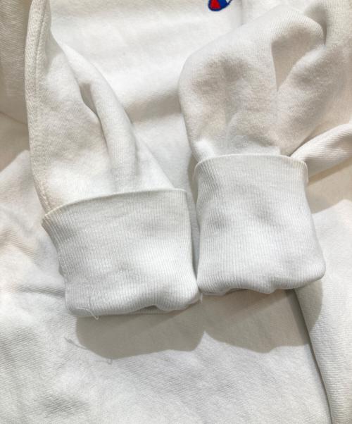 Champion（チャンピオン）Champion (チャンピオン) 目ありリバースウィーブスウェット  ホワイト サイズ:XXLの古着・服飾アイテム