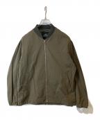 BEAUTY&YOUTHビューティーアンドユース）の古着「BY 360 MASTER ジップ リブブルゾン 1225-144-9693」｜オリーブ