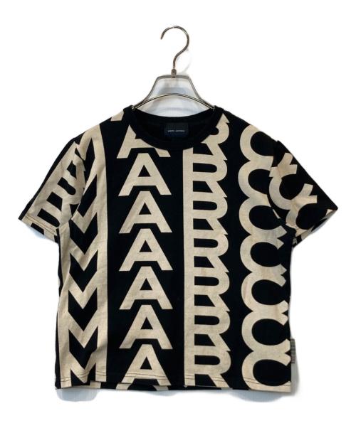 MARC JACOBS（マークジェイコブズ）MARC JACOBS (マーク ジェイコブス) ザ モノグラム ベイビーTシャツ ベージュ×ブラック サイズ:Mの古着・服飾アイテム