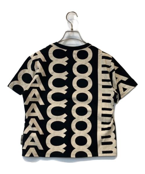 MARC JACOBS（マークジェイコブズ）MARC JACOBS (マーク ジェイコブス) ザ モノグラム ベイビーTシャツ ベージュ×ブラック サイズ:Mの古着・服飾アイテム
