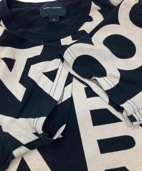 MARC JACOBS（マークジェイコブズ）MARC JACOBS (マーク ジェイコブス) ザ モノグラム ベイビーTシャツ ベージュ×ブラック サイズ:Mの古着・服飾アイテム