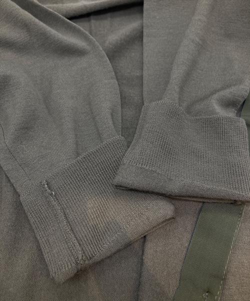 JOHN SMEDLEY（ジョンスメドレー）JOHN SMEDLEY (ジョンスメドレー) ウールカーディガン オリーブ サイズ:Mの古着・服飾アイテム