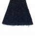 中古・古着 anuans (アニュアンス) カットジャガードセミフレアスカート　1523121045-0 ネイビー サイズ:M 未使用品：7000円