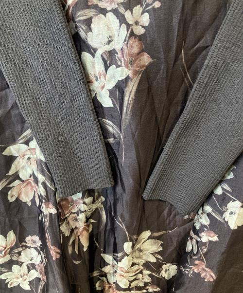 MERCURY DUO（マーキュリーデュオ）MERCURY DUO (マーキュリーデュオ) フラワードッキングコルセットワンピース　002460300401 ブラウン サイズ:Mの古着・服飾アイテム