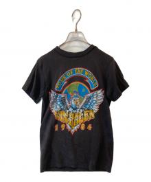 Ched by ANVIL（チェドバイアンビル）の古着「80s バンドTシャツ」｜ブラック