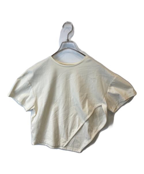 ELENDEEK（エレンディーク）ELENDEEK (エレンディーク) ヘムフレアプリーツカットソーセット 512132711501-01 ホワイト サイズ:FREEの古着・服飾アイテム