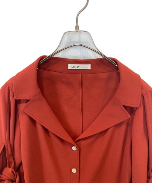 ADEAM（アディアム）ADEAM (アディアム) Tie Shirt 41492-AST0A04SI シャツ レッドの古着・服飾アイテム