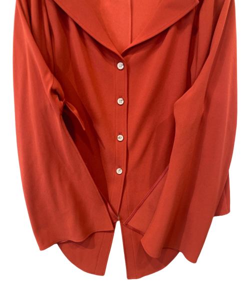 ADEAM（アディアム）ADEAM (アディアム) Tie Shirt 41492-AST0A04SI シャツ レッドの古着・服飾アイテム