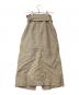 CINOH (チノ) ストライプスリーブデザインベルトスカート　21SSK001 ベージュ サイズ:36：2500円