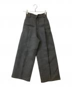 Fax copy Expressファックス コピー エクスプレス）の古着「Hand In Front Pocket トラウザーズ」｜グレー