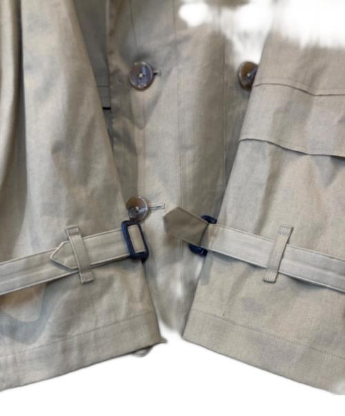YOKE（ヨーク）YOKE (ヨーク) CUT&LAYERED TRENCH COAT YK23FW0599C コート ベージュ サイズ:2の古着・服飾アイテム