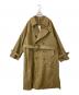 YOKE（ヨーク）の古着「CUT&LAYERED TRENCH COAT YK23FW0599C コート」｜ベージュ