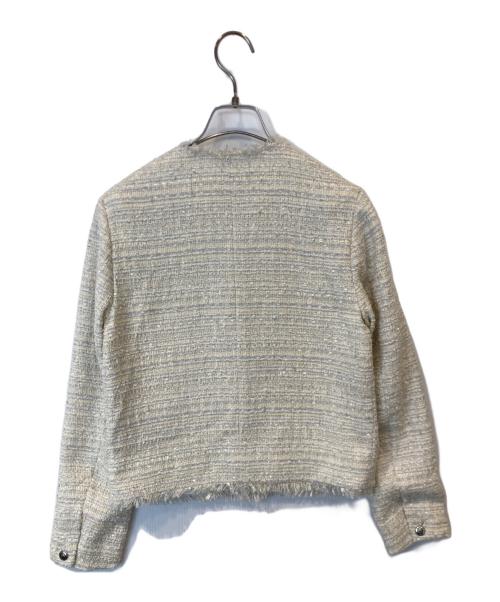 LOUNIE（ルーニー）LOUNIE (ルーニー) ツイードジャケット ベージュ サイズ:36の古着・服飾アイテム