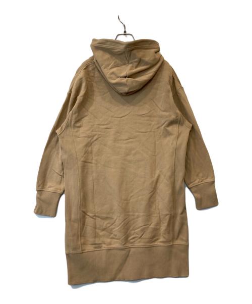 LACOSTE（ラコステ）LACOSTE (ラコステ) 裏毛スウェットフーディワンピース　EF057EL ベージュ サイズ:36の古着・服飾アイテム