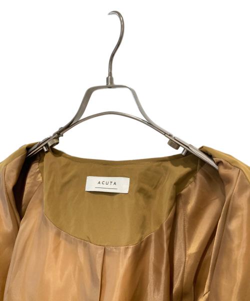 Acuta（アクータ）Acuta (アクータ) コクーンキルティングダウン UR37-27F006 ブラウン サイズ:FREEの古着・服飾アイテム