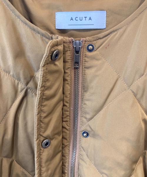 Acuta（アクータ）Acuta (アクータ) コクーンキルティングダウン UR37-27F006 ブラウン サイズ:FREEの古着・服飾アイテム