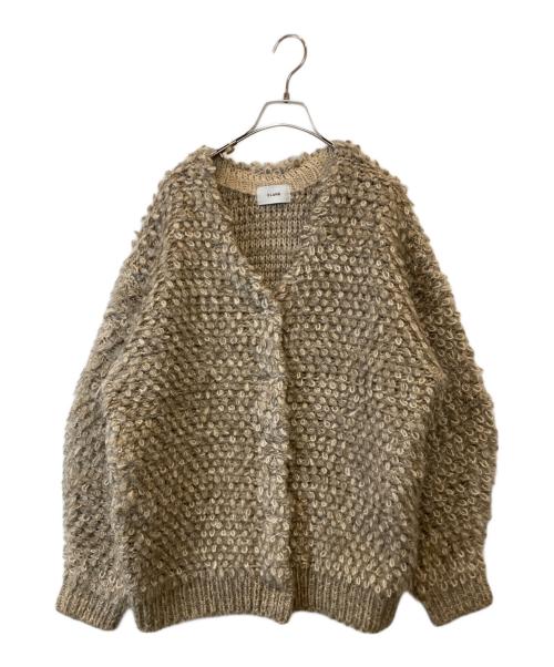 CLANE（クラネ）CLANE (クラネ) MIX LOOP MOHAIR KNIT CARDIGAN 15106-2182 カーディガン ベージュ サイズ:2の古着・服飾アイテム