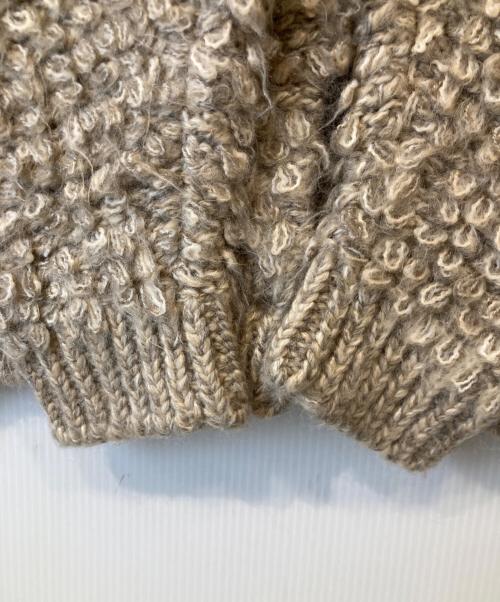 CLANE（クラネ）CLANE (クラネ) MIX LOOP MOHAIR KNIT CARDIGAN 15106-2182 カーディガン ベージュ サイズ:2の古着・服飾アイテム