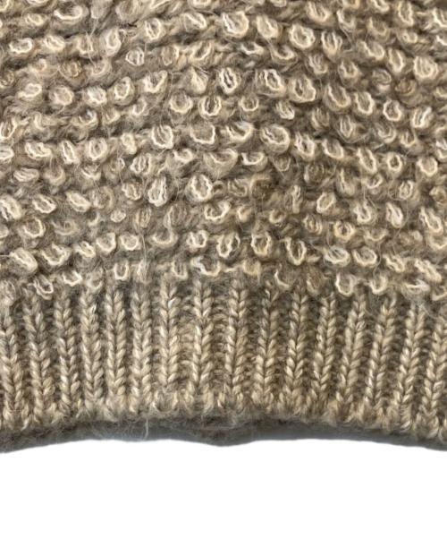 CLANE（クラネ）CLANE (クラネ) MIX LOOP MOHAIR KNIT CARDIGAN 15106-2182 カーディガン ベージュ サイズ:2の古着・服飾アイテム