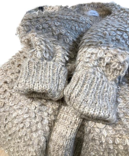 CLANE（クラネ）CLANE (クラネ) MIX LOOP MOHAIR KNIT CARDIGAN 15106-2182 カーディガン ベージュ サイズ:2の古着・服飾アイテム