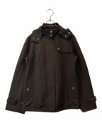 BURBERRY LONDONバーバリーロンドン）の古着「フード付ジップジャケット　FR055-689-55」｜ブラウン