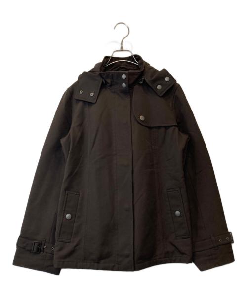 BURBERRY LONDON（バーバリーロンドン）BURBERRY LONDON (バーバリーロンドン) フード付ジップジャケット　FR055-689-55 ブラウン サイズ:40の古着・服飾アイテム
