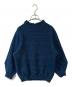 45R（フォーティファイブ・アール）の古着「モカシンニットのパフセーター 71280114」｜インディゴ