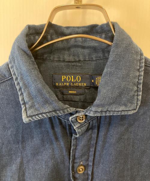 POLO RALPH LAUREN（ポロ・ラルフローレン）POLO RALPH LAUREN (ポロ・ラルフローレン) コットンシャツ インディゴ サイズ:Mの古着・服飾アイテム