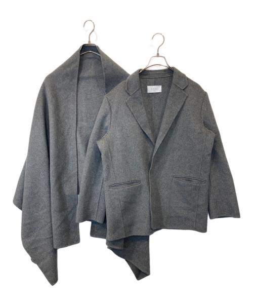 ETRE TOKYO（エトレトウキョウ）ETRE TOKYO (エトレトウキョウ) リバーストールジャケット　1223501012 グレー サイズ:Sの古着・服飾アイテム